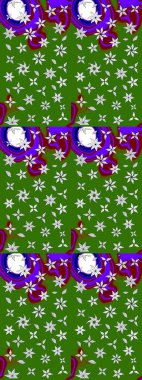 Etnik Mandala süsü. Kızılderili desenli desenli desenli şal deseni. Raster Henna dövme stili. Tekstil, tebrik kartı, boyama kitabı, telefon kılıfı baskısı için kullanılabilir.