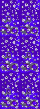 Raster deseni. Suluboya etkisi. Botanik çizim kalıbı. Organik elementler.