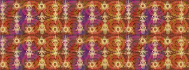 Kar tanesi kahverengi, pembe ve turuncu renklerde izole edilmiş. Raster illüstrasyonu. Kar Tanesi Simgesi. Raster illüstrasyonu.