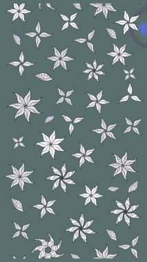 Güzel kumaş deseni. Raster illüstrasyonu. Bahar çiçekli güzel bir çiçek deseni..