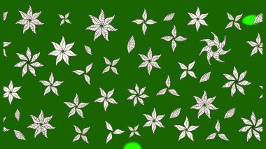 Yeşil renkli çiçekler. Elle boyanmış suluboya resim çizimi çiçekler ve bitkiler.