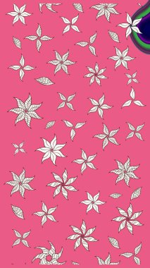 Çizim çiçek deseni duvar kağıdı, web sitesi arka planı, ambalaj kağıdı, davetiye, broşür, afiş veya web sitesi için kullanılabilir. El çizimi Raster çizimi. Karalama elementleri.