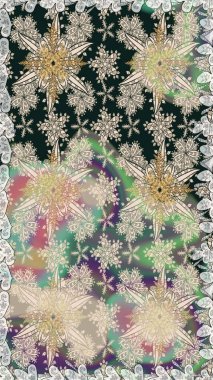 Güzel çiçekli ve yapraklı kusursuz desenler gri renklerde suluboya desenli, duvar kağıdı, kart ya da kumaş için fayanslı. Raster illüstrasyonu.