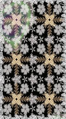 Siyah renkli çiçekler. Hediye ambalaj kağıdı, tebrik kartları, posterler ve pankart tasarımı. Raster düz çiçekleri pürüzsüz desen.