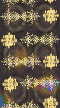 Kar taneleri arka plan. Raster resim. Snowflakes desen. Kar tanesi süs desen. Düz çizmek özgeçmişlerine izole soyut kar taneleri ile.