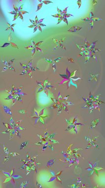 Gri ve bej renkli çiçekler. Kumaş desenli papatya çiçekleri ayrıntıları.