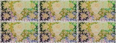 Classic oriental pattern over neutral and beige colors. Traditional raster and golden pattern. Damask seamless ornament.