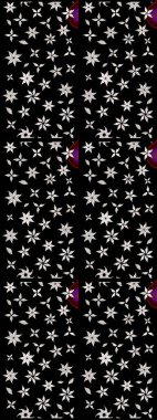 Küçük çiçekteki sevimli çiçek deseni. Modaya uygun kumaş deseni. Tony 'nin kumaş kalıbını çiz. Raster illüstrasyonu.