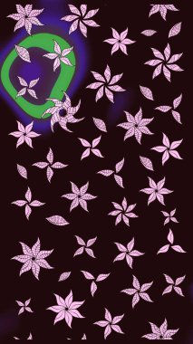 Moda baskıları için zarif bir şablon. Motley illüstrasyonu. Küçük renkli çiçekler. Küçük çiçekte güzel bir desen. Çiçekli bahar çiçekleri.