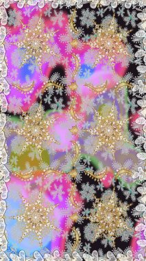 Kusursuz altın desenli bukleler. Tarafsız renklerde kusursuz desen. Raster altın pürüzsüz desen. Doğu tarzında altın elementler arabesk.