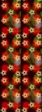 Raster Henna dövme stili. Etnik Mandala süsü. Kızılderili desenli desenli desenli şal deseni. Tekstil, tebrik kartı, boyama kitabı, telefon kılıfı baskısı için kullanılabilir.