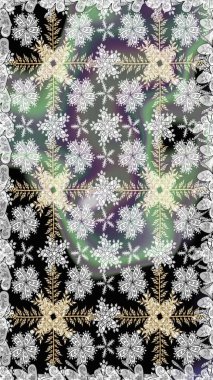 Tekstil tasarımı için gri renkli geleneksel halk çiçekleri buketi. Çiçeksiz desenli nakış işlemeli gelincikler ve vadi zambaklarıyla.