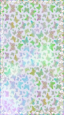 Karala, karala, karala. Kusursuz desen. Gri renkli bir resim. Raster illüstrasyonu. Tekstil baskısı için ekose kelebek.