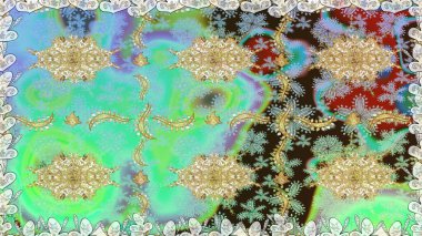 Tarafsız renklerde raster altın desen. Soyut duvar kâğıdı, ambalaj dekorasyonu. Kış sembolü, Mutlu Noeller, Mutlu yıllar 2019. Altın kar taneleri basit, pürüzsüz desen.