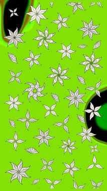 Paisley el çizimi elementler. Fantezi çiçekli eskiz deseni, doğal duvar kağıdı, çiçek desenli kıvrım çizimi. Ev dekoru.