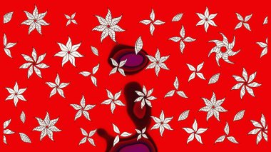 Raster illüstrasyonu. Ultraviyole kumaş deseni. Çizim kalıbı. Organik motif arkaplanı.