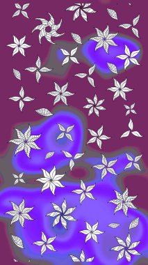 Zarif, parlak ve pürüzsüz kahverengi, mor ve mor çiçek desenli tasarım. Sabıka baskıları, bebek kıyafetleri, duvar kâğıtları, paket kutuları vb..