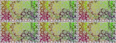 Elle çizilmiş. Raster resim. Sorunsuz çiçek desenli çiçekli, halk tarzında bırakır.