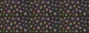 Yumuşak, yaz çiçekli arka plan. Gri ve kahverengi renkli çiçekler. Raster çiçek desenli ve çiçekli..