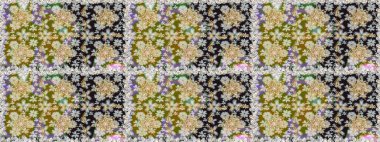 Gri ve nötr renklerde altın element. Damask kusursuz yinelenen arkaplan. Doku arka planında altın duvar kâğıdı. Barok tarzında altın çiçekli süs..