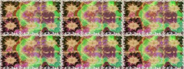 Duvar kâğıdı barok, İspanyol kumaşı. Kusursuz raster arka plan. Kahverengi ve bej renklerde altın elementler. Şık bir grafik desen. Çiçek deseni.