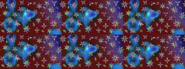 Suluboya çizim kalıbı. Dekorasyon ve tasarım için güzel bir desen. Moda baskısı. Çiçeğin suluboya çizimlerinin mükemmel deseni. Eski.