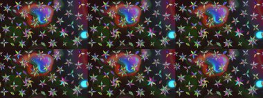 Çiçek eskiz deseni. Raster çiçek izi. Klasik taslak çizimi. Raster Yumuşak kumaş deseni.