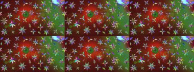 Güzel suluboya çiçekler, parlak boya Inspi çiçek desenli eskiz arka planı. Raster..