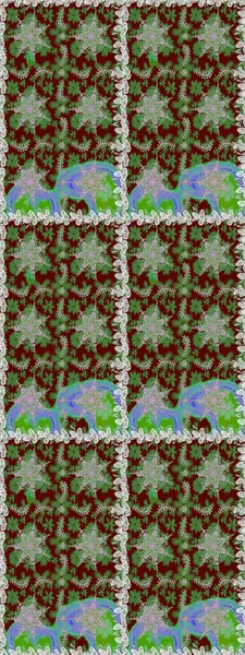 Kahverengi ve bej renklerde altın elementler. Çiçek deseni. Kusursuz raster arka plan. Duvar kâğıdı barok, İspanyol kumaşı. Şekil grafik deseni.