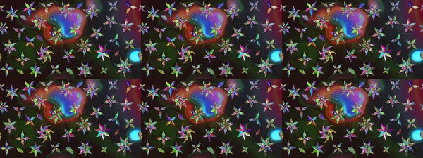 Çiçek eskiz deseni. Raster çiçek izi. Klasik taslak çizimi. Raster Yumuşak kumaş deseni.