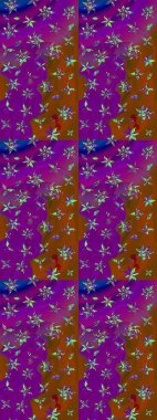 Raster Henna dövme stili. Etnik Mandala süsü. Kızılderili desenli desenli desenli şal deseni. Tekstil, tebrik kartı, boyama kitabı, telefon kılıfı baskısı için kullanılabilir.