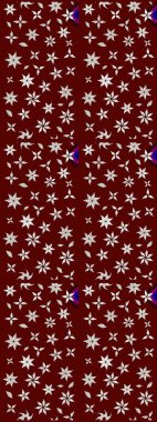 Düz Çiçek Elementleri Tasarımı. Renkli Bahar Teması eskiz kalıbı. Kırmızı ve nötr renklerde çiçekler. Çiçekle çizim deseni.