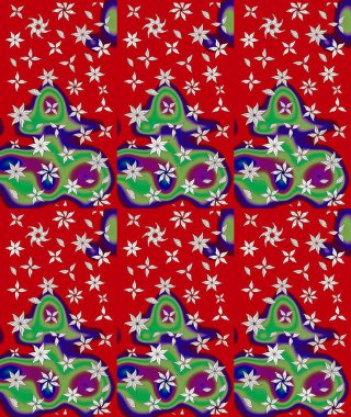 Tekstil veya kitap kapakları, imalat, duvar kağıtları, baskı, hediye paketi ve yapıştırma kitabı için çiçek eskizi geçmişi. Küçük çaplı çiçeklerdeki basit şirin desenler. Raster illüstrasyonu.