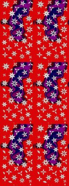 Raster Güzel kumaş deseni. Çiçek arkaplan ile soyut zarafet çizim deseni.