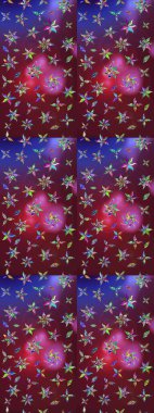 Raster illüstrasyonu. Küçük çiçekteki sevimli çiçek deseni. Güzel karalamalı çiçek desenli çizim. Güzel kumaş deseni.