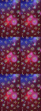 Raster illüstrasyonu. Küçük çiçekteki sevimli çiçek deseni. Güzel karalamalı çiçek desenli çizim. Güzel kumaş deseni.