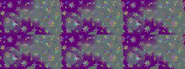 Moda arka planında parlak buketler. Kumaş, duvar kağıdı ve kağıt üzerine baskı yapmak için gelişen arka plan. Raster illüstrasyonu. Eski usul küçük çiçekli şirin bir eskiz deseni..