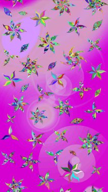 Küçük çaplı çiçeklerdeki basit şirin desenler. Tekstil veya kitap kapakları, imalat, duvar kağıtları, baskı, hediye paketi ve yapıştırma kitabı için çiçek eskizi geçmişi. Raster illüstrasyonu.