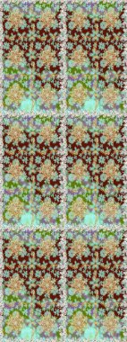 Duvar kâğıdı barok, İspanyol kumaşı. Kusursuz çiçek deseni. Kusursuz raster arka plan. Tarafsız ve bej renkler üzerinde grafiksel modern kusursuz desen.