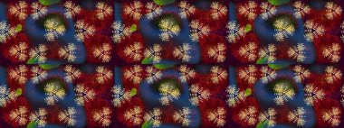 Klasik çiçek desenli. Raster 'ın taze dokusu. Yumuşak fayans. Paketleme, tekstil, duvar kâğıdı için çiçek eskizi. Yumuşak pamuk tasarımı.