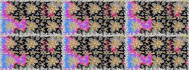 Kusursuz raster arka plan. Gri renklerde grafiksel, modern, pürüzsüz desen. Duvar kâğıdı barok, İspanyol kumaşı. Kusursuz çiçek deseni.