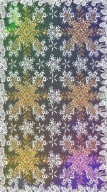 Dekoratif simetri arabesk. Kusursuz ortaçağ çiçek deseni. Raster illüstrasyonu. Doğum günü kartı, davetiye ya da afiş için iyidir. Gri renklerde altın.