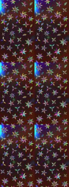 Küçük çiçekte güzel bir desen. Robot resim. Çiçekli yaz çiçekleri. Küçük renkli çiçekler. Moda baskıları için zarif bir şablon. Motley illüstrasyonu.