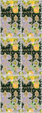 Duvar kâğıdı barok, İspanyol kumaşı. Kahverengi ve bej renklerde altın elementler. Şık bir grafik desen. Kusursuz raster arka plan. Çiçek deseni.