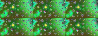 Soyut çiçek çizim kalıbı arka planı. Raster deseni. Raster illüstrasyonu. Renklerle. Küçük çiçekte sevimli çiçek deseni var..