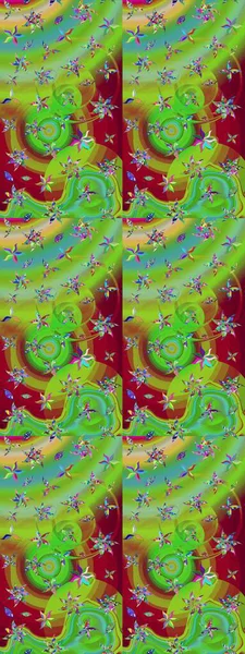 Suluboya etkisi. Raster deseni. Organik elementler. Botanik çizim deseni.