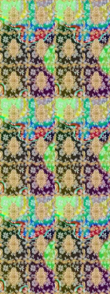 El yapımı dekoratif çerçeve, albüm kapağı, tebrik kartı, klasik Art deco tarzı. Raster soyut çiçek çelengi altın karalama fantezi yaprakları ve tarafsız renklerde çiçek.