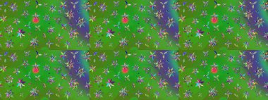 Çiçekli çiçek deseni, suluboya. Renkli çiçekler. Renkli Bahar temalı eskiz modeli. Düz Çiçek Elementleri Tasarım Raster illüstrasyonu.