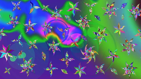 Güzel kumaş deseni. Güzel suluboya yaz çiçekleri deseni..