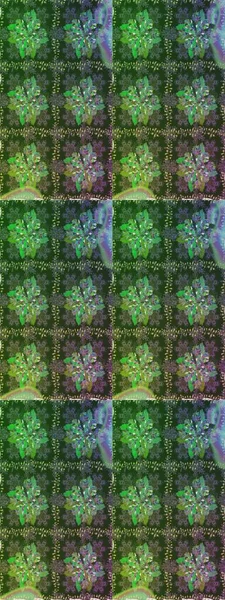 Eskiz tarzı yeşil ve gri renkler. Raster illüstrasyonu. Raster illüstrasyonu. Şirin karalama çiçekleri olan kusursuz çiçek desenleri. El yapımı çiçek ve bitki koleksiyonu.